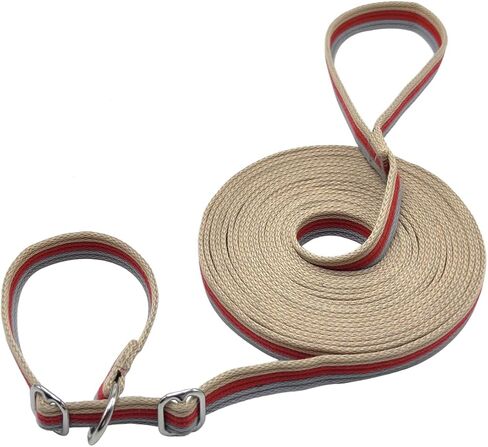 10FT / 15FT / 20FT Anti-Choke Slip Lead Dog Leash, 1" Wide Soft Thick Long Training Leash for Strong Small Medium Large Dogs (red-20ft) in Kuwait