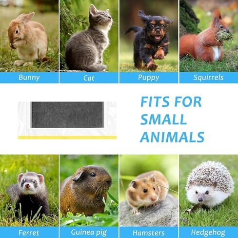 25 قطعة من أكياس فضلات الأرانب للاستعمال مرة واحدة لصندوق فضلات بوم بوكس ​​(كبير) - بطانات كربونية فائقة الامتصاص - ملحقات قفص الأرنب لإزالة الروائح بشكل فعال in Kuwait
