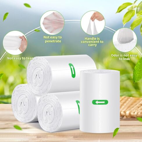 120 قطعة من بطانات صندوق فضلات القطط المتوافقة مع أوعية نفايات LitterMaid الأولى والثانية، وأكياس فضلات القطط المتوافقة مع أوعية نفايات الطبيعة المعجزة، وأكياس صندوق فضلات القطط ذاتية التنظيف بمقابض in Kuwait