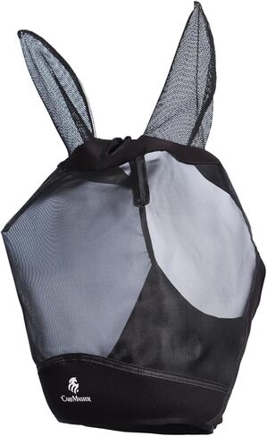 قناع ذبابة الحصان، قناع ذبابة الفضاء الكبير، قناع الخيول للحماية من الأشعة فوق البنفسجية مع ميزات عاكسة على الأذنين، أزرق ملكي L in Kuwait