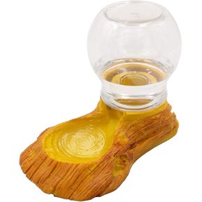 nomal Reptile Water Dispenser, Automatic Reptile Waterer Pet Water Feeder Yellow for Turtle Bearded Dragons Lizards Geckos