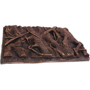 balacoo 3D Foam Rock Reptile Background Aquarium Background Rain Forest Tree Roots Fish Tank Decorations (Brown)