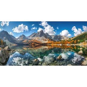 Natural Landscape Waterfall Aquarium Background, Art Natural Landscape Theme Fish Tank Background, Crawling Terrarium Background 48X24IN with 8 EVA Double-Sided Tape