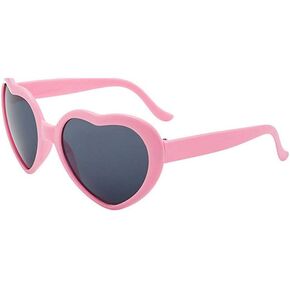 Pink Heart-Shaped Pet Sunglasses Cute Pet Dog Sunglasses Cat Glasses Heart Sun Flower Glasses for Small Dogs Cat Accessories Photos Props Pets Party Decor Sunglasses, Apparel and Accessories