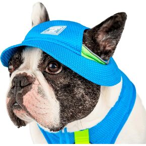 Canada Pooch Cooling Dog Sun Hat - Evaporative Cooling Dog Cap with Breathable Mesh Material for Hot Days, Adjustable Cooling Hat for Dogs Great for Dogs