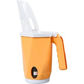 Cat Litter Scoop, Cat Litter Scooper with Trash Container, Cat Litter Shovel with Waste Can, Removable Cat Litter Scoop Holder, Large Capacity Portable Cat Litter Scooper (gray)