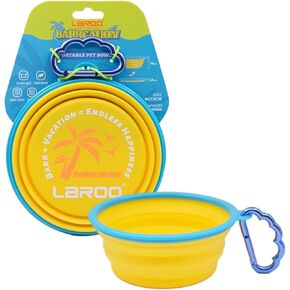 Collapsible Dog Bowl,Travel Portable Dog Bowl(800ml) Silicone Foldable Travel Bowl/Pet Food Bowl/Cat Water Bowl/Silicone Pet Expandable Bowls + Carabiners