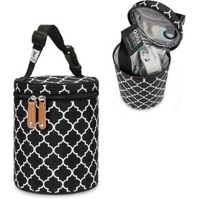 Dog Food Travel Bag, Kibble Carrier for Dogs Leakproof Food Storage Container Weekend Dog Travel Bag for RV Road Trips, Camping, Travel and Everyday (black)