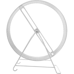 Hamster Running Wheel Chinchilla Wheel 15 Inch Hampster Wheel Hamster Running Spinner Wheel for Hamster Rat Wheel Climbing Toys Gerbil Exercise Wheel Iron Roulette to Climb Fitness