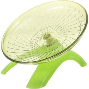 Balacoo Hamster Wheels, Hamster Flying Saucer Hamster Running Wheel Hedgehog Chinchilla Exercise Wheel Pet Toys, Light Green