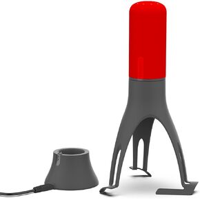 Stirr Plus - The Unique Automatic Pan Stirrer with Timer - Rechargeable USB Stand - Red