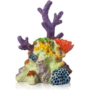 Coral Reef Resin for Fish Tank Decoration Room Décor Statue (A)