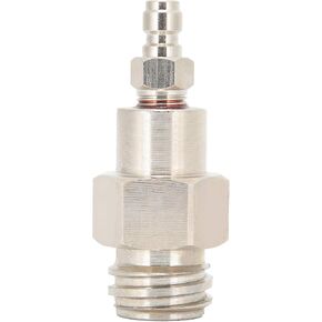8mm CO2 Tank Adapter,TR21-4 External CO2 Tank Adapter Connector,Stainless Steel Male Thread TR21-4 Quick Disconnect Connector Thread CO2 Tank Adapter