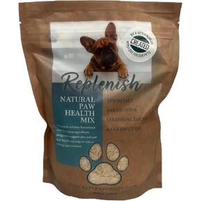 Replenish Dog Paw Health Mix – Natural Skin Soother, Moisturizer and Paw Softener for your Pup, Foot Soak (Pack of 1)