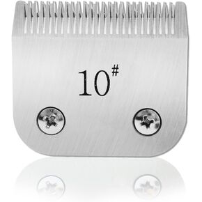10 شفرات بديلة لقص العناية بالكلاب تناسب Andis AG AGC AGP AGRC AGCL AGR Plus AGRV DBLC MBG SMC، مناسبة لقص الكلاب Oster A-5، مقاس 10 من الفولاذ الكربوني in Kuwait