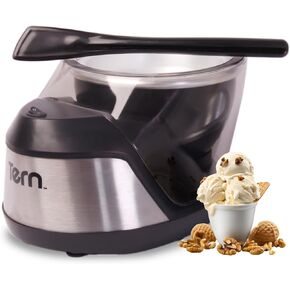 Tern Craft Ice Cream Maker - Artisan Homemade Ice Cream, Gelato and Frozen Custard in Minutes with 1 Pint Freezer Bowl