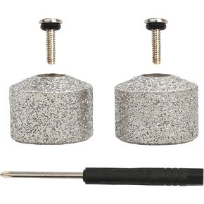 2 Pack Dog Nail Grinder Wheel Replacements, Painless & Safe Diamond Tip Filling Head Replacements Dog Nail Grinder for Casifor (M)