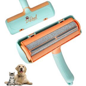 Pet Hair Remover, Reusable Lint Rollers for Pet Hair, Pet Roller Hair Remover, Multi-Surface Dog & Cat Fur Remover Tool for Furniture, Carpet, Clothing, Car, Couch & Bedding