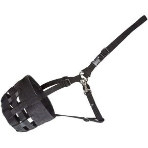 Best Friend Equine Grazing Muzzle Black Horse