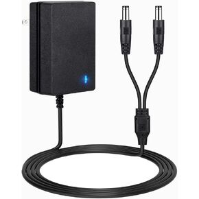 E Collar Charger for Mini Educator 300 400 ET-300 ET-400 Dog Training Collars, Shock Collar Dual Lead Charging Cable Power Adapter Cord