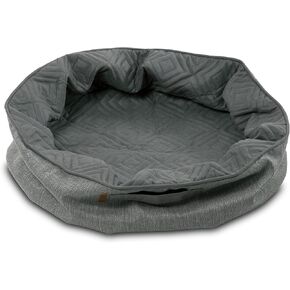 Good Boy Grey Medium Round Cloud Dog Bed Cover