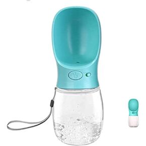 Dog Water Bottle, Leak Proof, Light weight, portable Dog Water Dispenser, Perfect for Travel, Outdoor Walking, Hiking and Camping, Essentail Pet Walking Accessories (350ml/12oz, Blue)