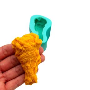 Realistic Chicken wing - Chicken wing only - wax melts mold chocolate cake | Soap | Candle | Mold for Wax | Mold for Resin NC009