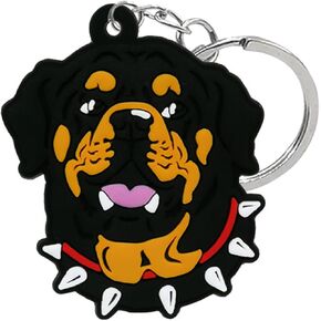 Silicone Dog Pet Keychain - A Dog Lover's Tribute - Puppy Memorial Keyring