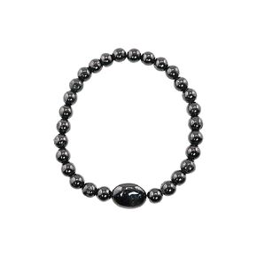 Sodalite & Lapis Bracelet for Men - Genuine Sodalite Crystals and Healing Stone Bracelet for Men's Gift - 8" Stretch Bracelet with Charm