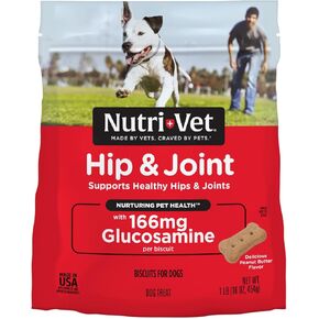 Nutri-Vet Immune & Digestive Health Biscuits for Dogs, Immune Health Dog Biscuits, Prebiotic & Postbiotic Dog Treat, Tasty Digestive Biscuit for Dogs, 16 oz