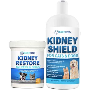 Kidney Restore and Kidney Shield for Cats & Dogs Two-Pack