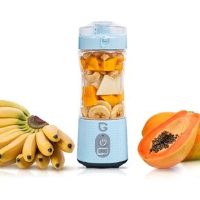 Portable Blender, Smoothie Blenders, Personal Size Blender USB Rechargeable Smoothies and Shakes Juicer Cup, 4000mAh Battery Strong Power