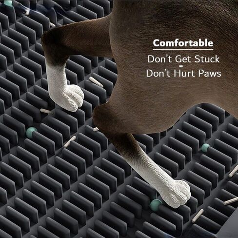 بساط فضلات القطط، قابل للغسل ومضاد للرذاذ، بساط مبطن لصندوق فضلات القطط، وسادة رملية متساقطة مع حافة مرتفعة، بساط مرحاض للقطط الأليفة in Kuwait