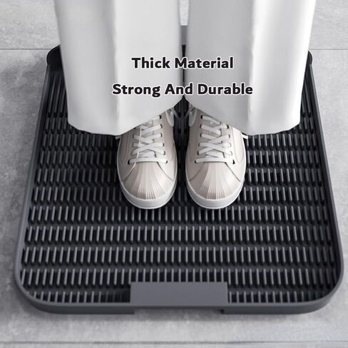 بساط فضلات القطط، قابل للغسل ومضاد للرذاذ، بساط مبطن لصندوق فضلات القطط، وسادة رملية متساقطة مع حافة مرتفعة، بساط مرحاض للقطط الأليفة in Kuwait