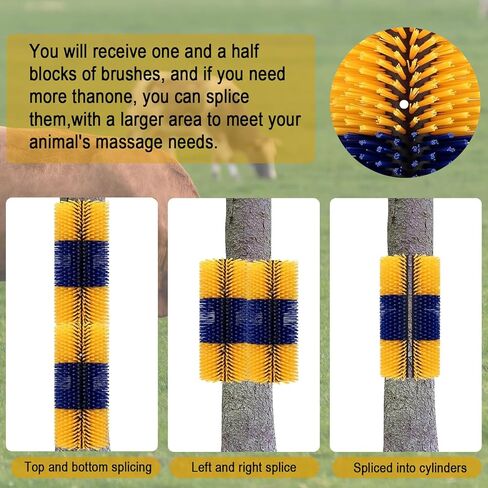 فرش خدش الماشية، مجموعة فرش خدش تدليك الماشية للحصان، تخفف الحكة على ظهر فرش الماشية للحصان والبقرة والأغنام والخنزير in Kuwait