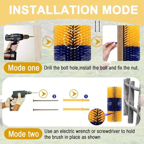 فرش خدش الماشية، مجموعة فرش خدش تدليك الماشية للحصان، تخفف الحكة على ظهر فرش الماشية للحصان والبقرة والأغنام والخنزير in Kuwait