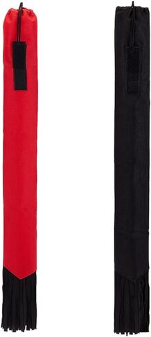 OLYCRAFT 2Pcs Horse Tail Bag with Fringe 27.5x2.9 Inch Waterproof Horse Tail Bags 4mm Thick Guard Tail Bag Stretchy Tail Bag for Equestrian Horses Accessory Keep Tail Clean -Black and Red in Saudi Arabia