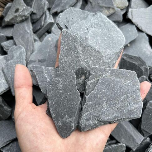 صخور أردواز طبيعية لحوض السمك، 5.1 رطل 1-6 بوصات، صخور أردواز للزواحف، حجر أردواز لأحواض السمك، نموذج المناظر الطبيعية، الزواحف، التنانين الملتحية، أبو بريص in Kuwait