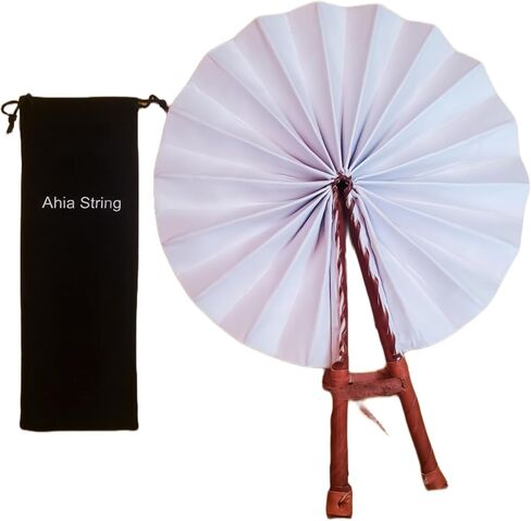 African Folding Fan - Church, TV, and Sports Handheld Fan - Perfect for Summer Breeze (Black) in Saudi Arabia