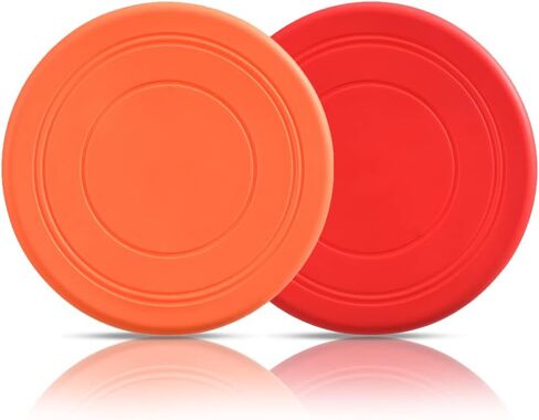 قرص طائر للكلاب مقاس 7 بوصة، لعبة طيارة للجرو تتفاعل بشكل أسرع مع ألعاب تفاعلية للتدريب للكلاب الصغيرة المتوسطة، صحن عائم خفيف الوزن ومتين ومقاوم للماء (أزرق وأخضر) in Kuwait