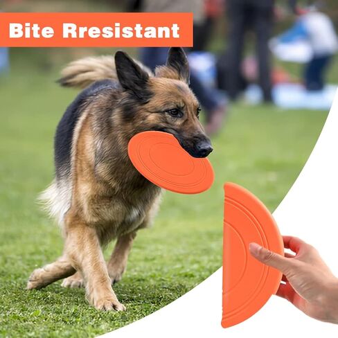 قرص طائر للكلاب مقاس 7 بوصة، لعبة طيارة للجرو تتفاعل بشكل أسرع مع ألعاب تفاعلية للتدريب للكلاب الصغيرة المتوسطة، صحن عائم خفيف الوزن ومتين ومقاوم للماء (أزرق وأخضر) in Kuwait
