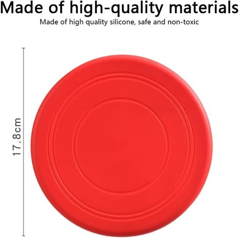 قرص طائر للكلاب مقاس 7 بوصة، لعبة طيارة للجرو تتفاعل بشكل أسرع مع ألعاب تفاعلية للتدريب للكلاب الصغيرة المتوسطة، صحن عائم خفيف الوزن ومتين ومقاوم للماء (أزرق وأخضر) in Kuwait