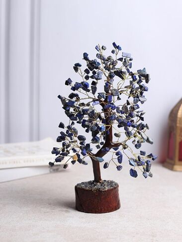 Radiant Pyrite Wealth Bonsai Tree - Crystal Tree of Life for Wealth, Prosperity & Abundance - Positive Energy Healing Crystals - Feng Shui Home Decor Spiritual Gift in Saudi Arabia