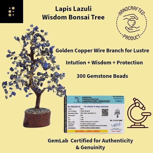 Radiant Pyrite Wealth Bonsai Tree - Crystal Tree of Life for Wealth, Prosperity & Abundance - Positive Energy Healing Crystals - Feng Shui Home Decor Spiritual Gift in Saudi Arabia