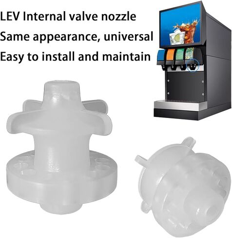 8PCS LEV Soda Coke Valve, 3.0 Diffuser Internal Mixer, Soda Maker Parts Accessories for Soda Coke Machine, Suitable for Cola Machine Replacement Repair Valve Assembly in Kuwait