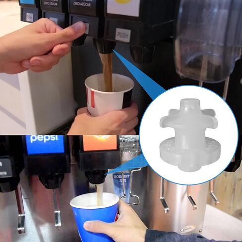 8PCS LEV Soda Coke Valve, 3.0 Diffuser Internal Mixer, Soda Maker Parts Accessories for Soda Coke Machine, Suitable for Cola Machine Replacement Repair Valve Assembly in Kuwait