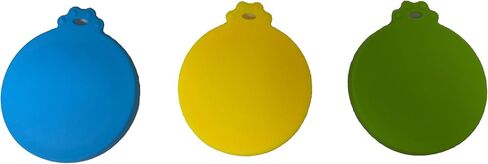Superior 3 Pack Pet Can Lids, Universal Silicone Covers for Dog & Cat Food, Adapts to All Standard Sizes Cans. (Blue+Green+Orange) in Saudi Arabia