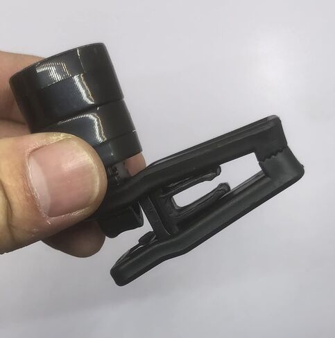 Seaweed Clips for Aquarium，Aquarium Choice Vegetable Feeding Clip，Seaweed Clip for Saltwater Fish - Never Rust (Black 1 Pack) in Saudi Arabia