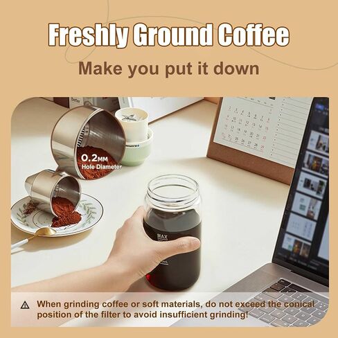 4 In 1 Portable Blender, Personal Size Blender for Shakes and Grind Coffee with 4 Ultra Sharp Blades, 10Oz Powerful Juicer, Mini Blender Cup for Office, Gym, Kitchen in Saudi Arabia