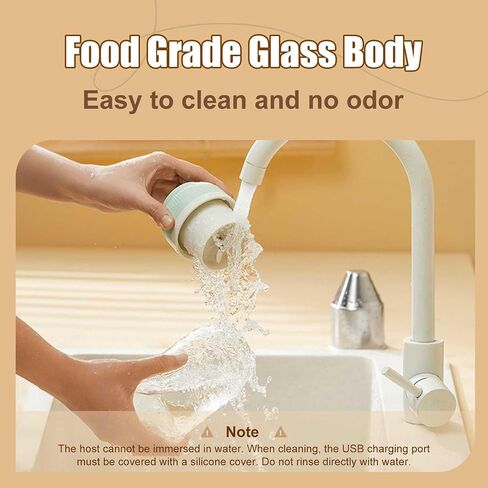 4 In 1 Portable Blender, Personal Size Blender for Shakes and Grind Coffee with 4 Ultra Sharp Blades, 10Oz Powerful Juicer, Mini Blender Cup for Office, Gym, Kitchen in Saudi Arabia